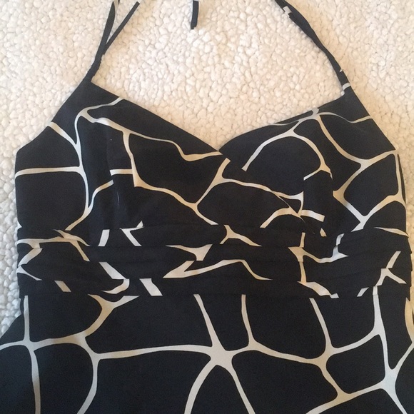 Ann Taylor black and cream printed dress 👗 - Picture 2 of 3